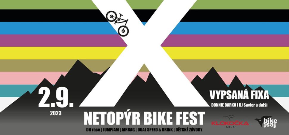 Netopr Bike Fest oslav 10 let